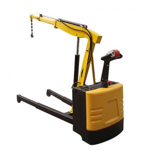 Electric floor crane