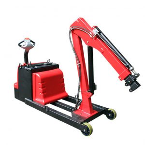 Electric traction counterbalanced crane