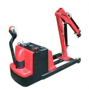 Electric tractElectric traction counterbalanced craneion counterbalanced crane