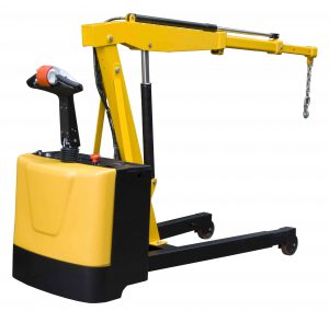 Electric floor crane