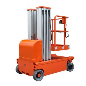 Full electric double mast aluminum alloy lifting platform—PLA