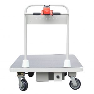 Electric Platform Trolley With Big Plate & 4 Wheels For Materials Handling UM108