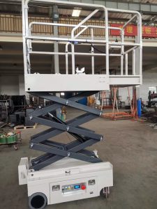 Tiny Self-Propelled Scissor Work Platform