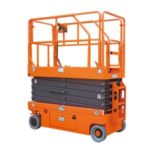 Fully electric scissor lifting platform