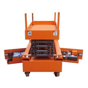 Fully electric scissor lifting platform