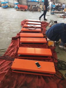Stationary Electric Mini Scissor Lift Table With Small Platform