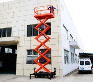 Scissor lifting platform