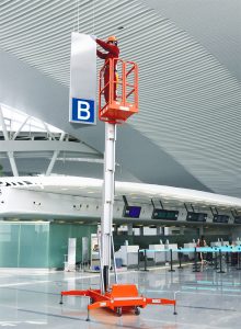 Mobile Aluminium Work Platform (Single Mast)